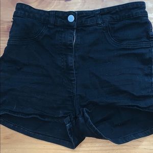 Brandy Melville High Wasted Jean Shorts!